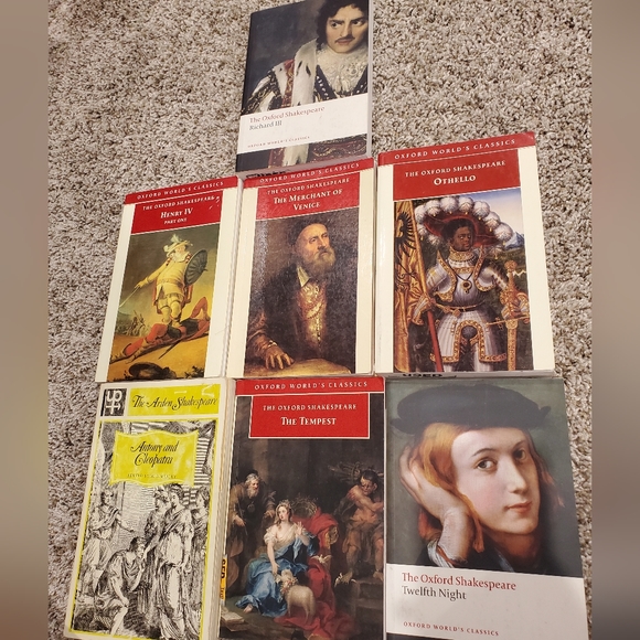 The Oxford Shakespeare collection of 7 books - Picture 1 of 4